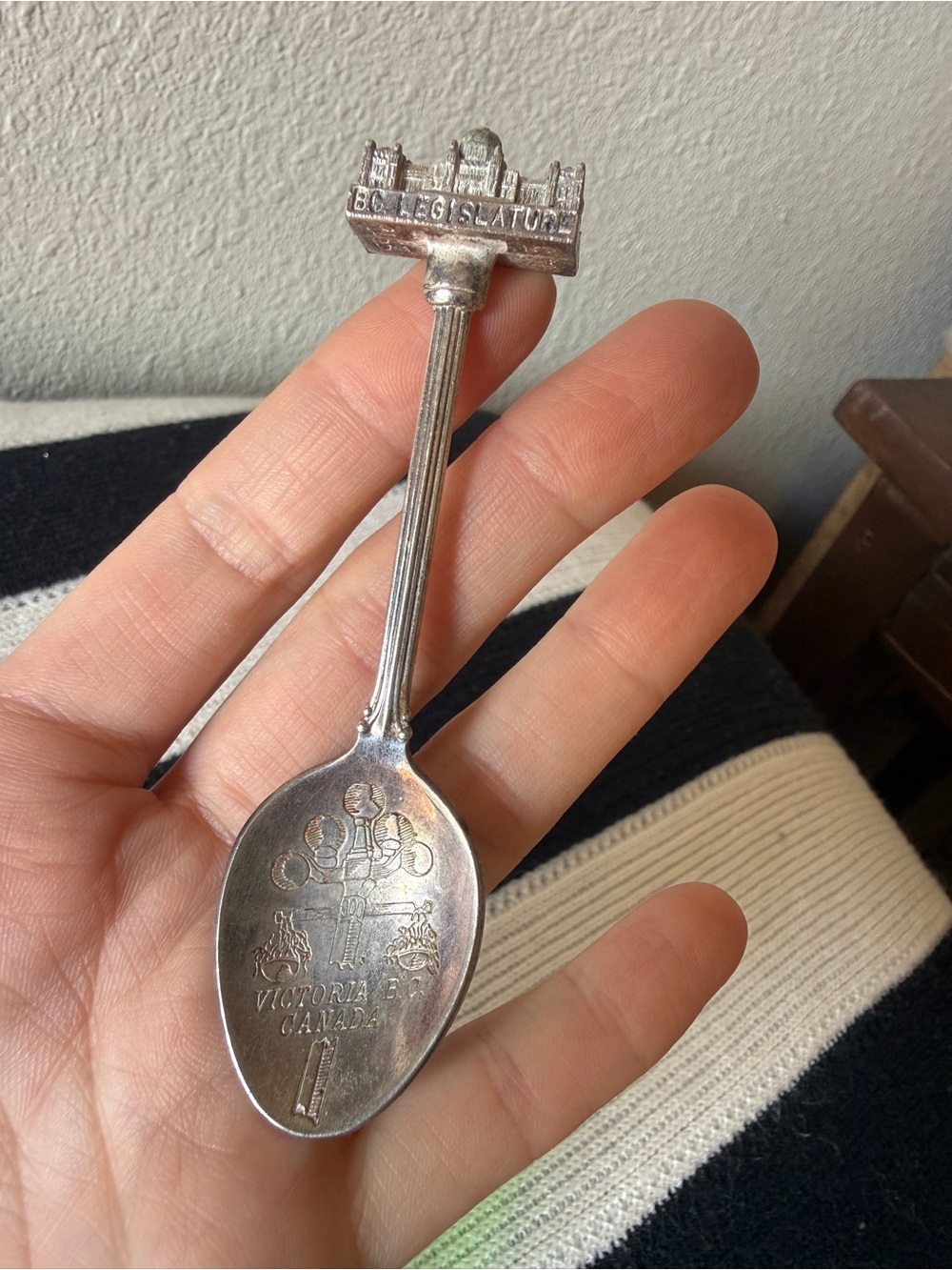 Victoria B.C. Canada Souvenir Silver Collectible Spoon